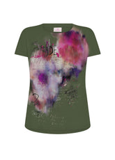 PRINTED T-SHIRT - GREEN - Organic Cotton | DEHA