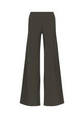 PANTALONI A GAMBA LARGA IN JERSEY STRETCH MARRONE - MOKA BROWN | DEHA
