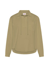 POLO-SHIRT AUS FEINCORD - BRAUN - CAMEL BROWN | DEHA