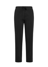 PANTALONI DRITTI IN GABARDINA STRETCH NERO - BLACK Addiction | DEHA