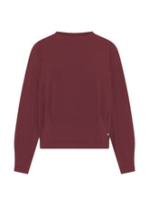 MODAL-SWEATSHIRT MIT RUNDHALSAUSSCHNITT VON DEHA - ROT - CHERRY RED | DEHA