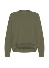 CLASSIC CREW NECK SWEATSHIRT BROWN - KAKI BROWN | DEHA
