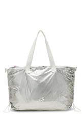 METALLIC SHOPPER BAG GRIGIO - Accessori | DEHA