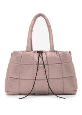 QUILTED SHOPPER BAG - PINK - MISTY ROSE | DEHA