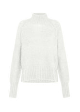 PULLOVER SOFFICE COLLO ALTO BIANCO - Rhythm | DEHA
