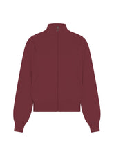 SWEATJACKE OHNE KAPUZE - ROT - CHERRY RED | DEHA