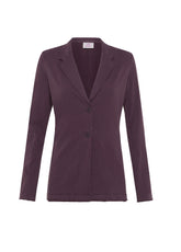 FLEECE BLAZER - PURPLE - PLUM VIOLET | DEHA