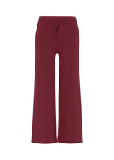 PANTALONE GAMBA LARGA IN MAGLIA ROSSO - still life | DEHA