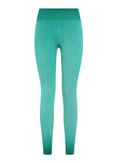 High-Waisted Shaded Effect Leggings - Green - FADED GREEN | DEHA