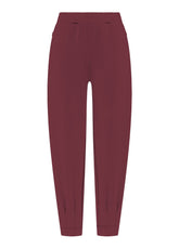 PANTALONI JOGGER IN MODAL ROSSO - CHERRY RED | DEHA