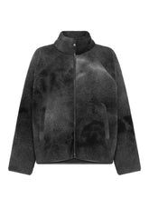 BLACK MALTINTO EFFECT TEDDY JACKET - Teddy Bear: Soften your wardrobe | DEHA