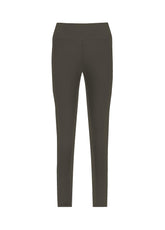 LEGGINGS A VITA ALTA IN JERSEY STRETCH MARRONE - MOKA BROWN | DEHA
