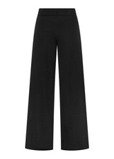 HOSE AUS LEICHTER WOLLE - SCHWARZ - NEW DROP | DEHA