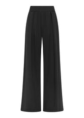 PANTALONI CON PINCES NERO - BLACK | DEHA