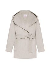 CAPPOTTO KIMONO CORTO IN LANA BIANCO - Giacche e Giubbotti | DEHA