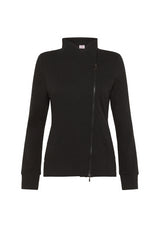 BIKERJACKE MIT MATELASSE-EFFEKT - SCHWARZ - BLACK | DEHA