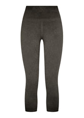 LEGGINGS 7/8 EFFETTO SFUMATO IN JERSEY STRETCH NERO - FADED BLACK | DEHA