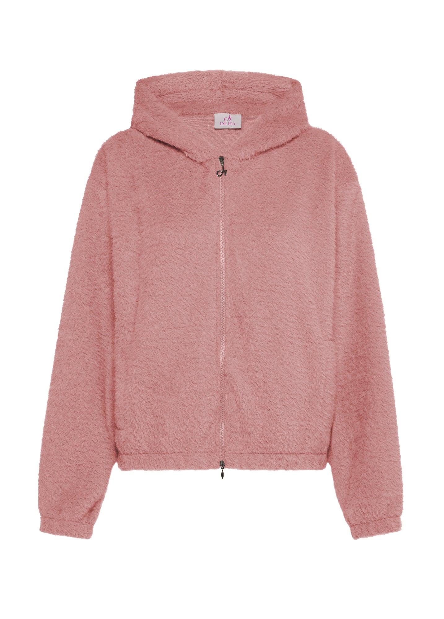 Fluffy hoodie pink hotsell