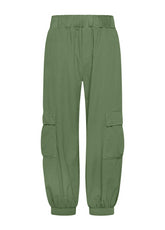CARGO-HOSE AUS CORD - GRUEN - OLIVE GREEN | DEHA