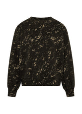 SWEATSHIRT MIT RUNDHALSAUSSCHNITT UND ALLOVER-PRINT - MEHRFARBIG - NEW DROP | DEHA