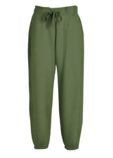 PANTALONE BALLOON COMFY VERDE - OLIVE GREEN | DEHA
