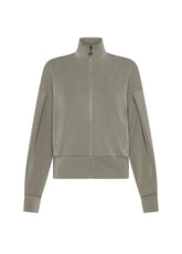 SOFT TOUCH MODAL SWEATSHIRT MIT ZIP GRAU - Freizeitkleidung | DEHA