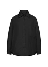 LEICHT WATTIERTES OVERSIZE-HEMD - SCHWARZ - NEW DROP | DEHA