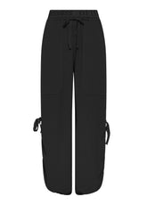 PANTALONE MAGNUM IN VELLUTO MILLE RIGHE NERO - BLACK | DEHA