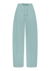 WEICHE CORDHOSE MIT FEINRIPP-STRUKTUR - BLAU - FOGGY LIGHT BLUE | DEHA