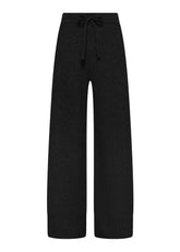 PANTALONE IN MAGLIA CON PAILLETTES NERO - NEW DROP | DEHA