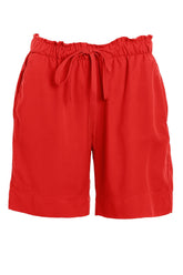 SHORTS IN TWILL DI LYOCELL ROSSO - POPPY RED | DEHA
