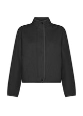 BOMBER IN LANA E NYLON NERO - Giacche e Giubbotti | DEHA