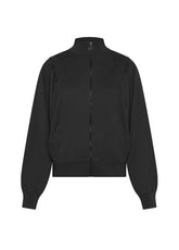 ZIP-UP SWEATSHIRT WITHOUT HOOD - BLACK - BLACK | DEHA