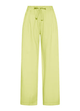 PANTALONI WIDE LEG EFFETTO SFUMATO GIALLO - LIME | DEHA