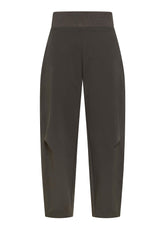 PANTALONE IN TESSUTO TECNICO MARRONE - Pantaloni lunghi sportivi | DEHA