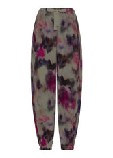 PANTALONE CON STAMPA FLOREALE OTHER - CAMO KAKI BROWN | DEHA