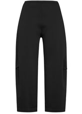 GABARDINE BALLOON PANTS - BLACK - BLACK | DEHA