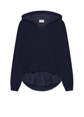 FELPA CON CAPPUCCIO E DETTAGLI EFFETTO PARACHUTE B | DEHA