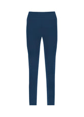LEGGINGS A VITA ALTA IN JERSEY STRETCH BLU - NIGHT BLUE | DEHA