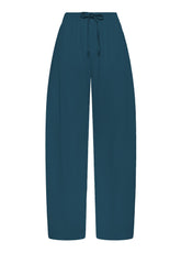SOFT FINE-WALE CORDUROY TROUSERS - BLUE - BLU NAVY | DEHA