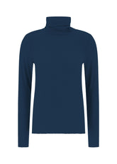 HIGH NECK LONG-SLEEVE T-SHIRT IN CASHMERE BLEND - - Tops & T-Shirts | DEHA