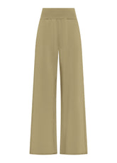 PANTALONI PALAZZO IN COTONE ORGANICO MARRONE - NEW DROP | DEHA