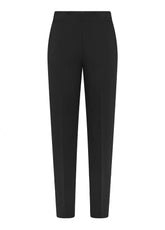 PANTALONE IN PUNTO MILANO NERO - BLACK | DEHA