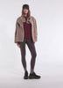 FAUX SUEDE TEDDY PEA COAT