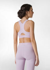RACERBACK-TOP AUS STRETCH-JERSEY - LILA - ORCHID LILAC | DEHA