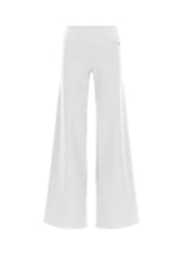 JERSEY WIDE LEG PANTS - WHITE - Activewear | DEHA