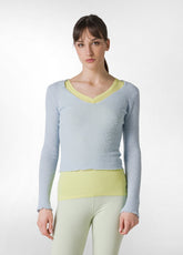 BOUCLE' SWEATER - BLUE - Sweaters | DEHA