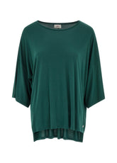 OVERSIZE VISCOSE T-SHIRT, GREEN - Top & T-shirts - Saldi | DEHA