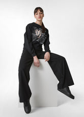 LIGHT JERSEY MAGNUM PANTS - BLACK - Mommy Friendly Fashion | DEHA
