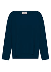 FRENCH TERRY OVER SWEATSHIRT - BLUE - Core | DEHA
